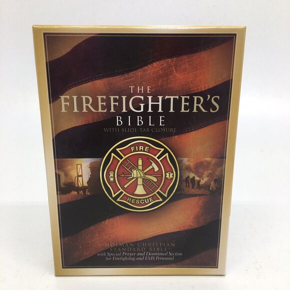Other | The Firefighters Bible Red Bonded Leather Compact Bible | Poshmark